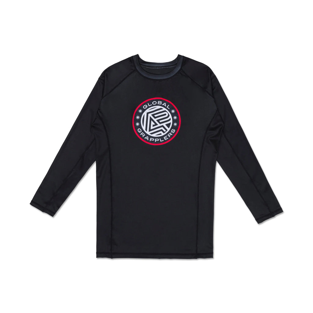 Albino & Preto RS Comp RW LS BJJ Rash Guard