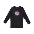 Albino & Preto RS Comp RW LS BJJ Rash Guard