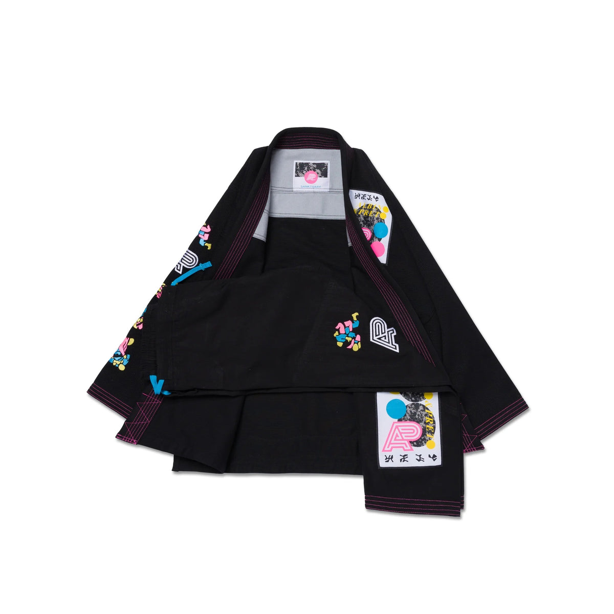 Albino & Preto Sanktuary Black BJJ Gi