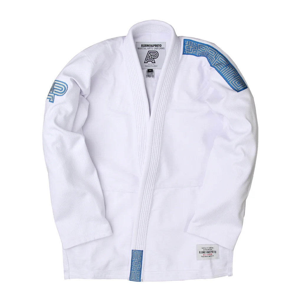 Albino & Preto Series 3 Brazil White BJJ Gi