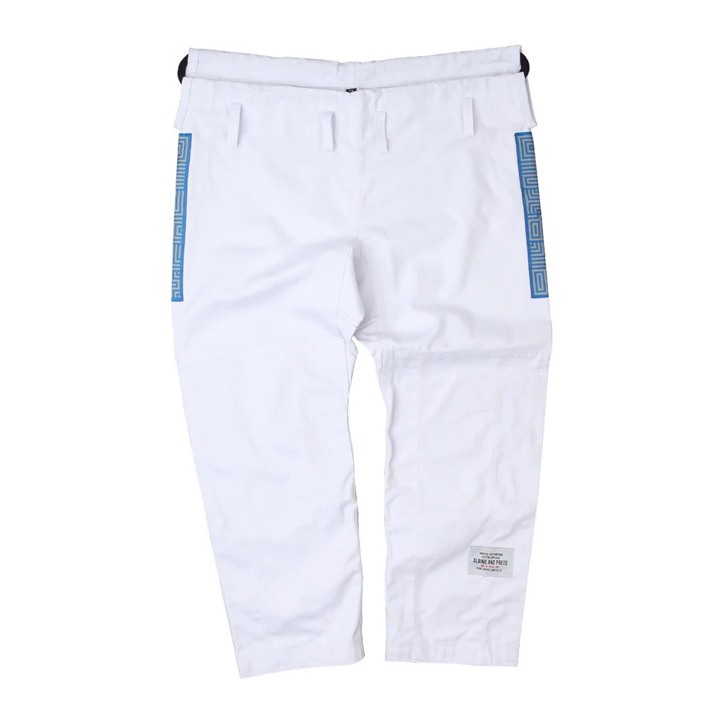 Albino & Preto Series 3 Brazil White BJJ Gi