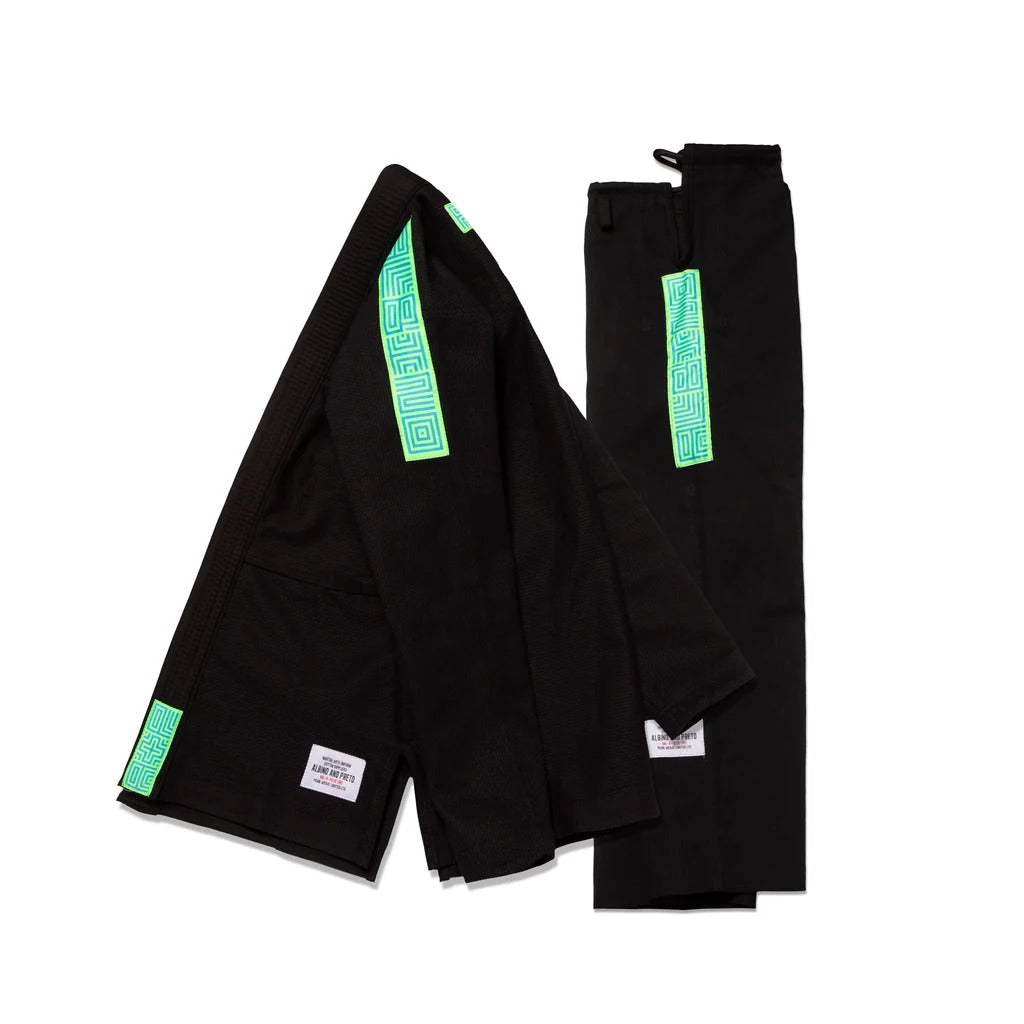 Albino & Preto Series 8 Brazil Black BJJ Gi