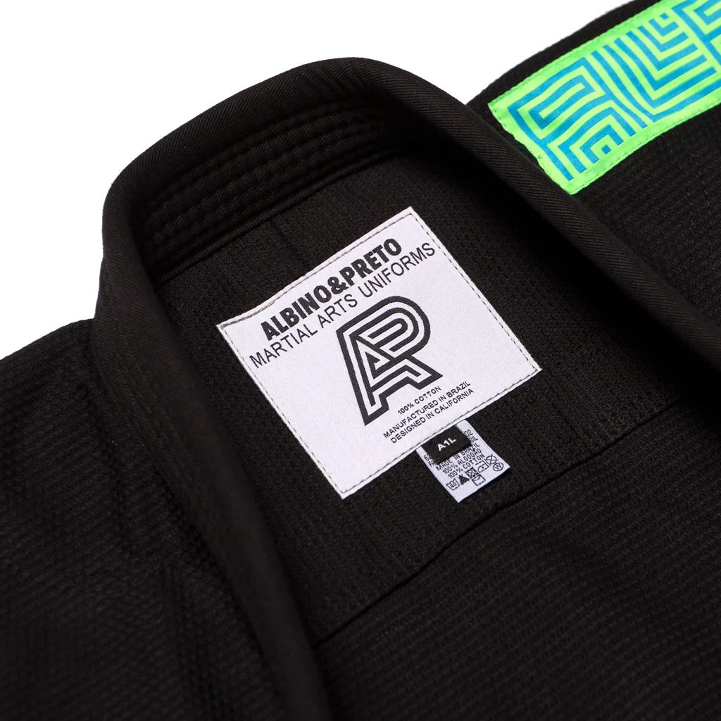Albino & Preto Series 8 Brazil Black BJJ Gi