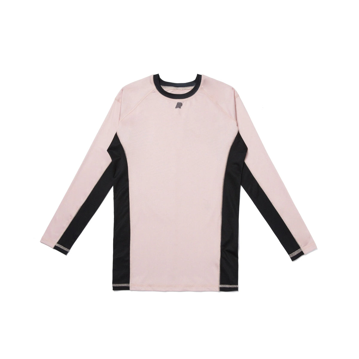 Albino & Preto Stucco Herringbone Classic Long Sleeve BJJ Rash Guard