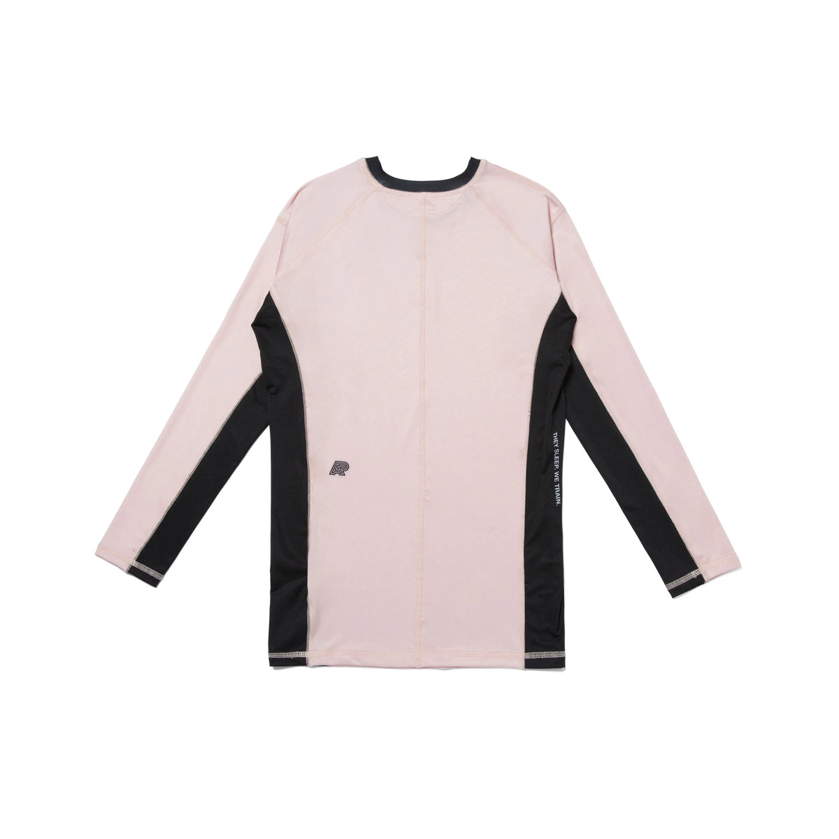 Albino & Preto Stucco Herringbone Classic Long Sleeve BJJ Rash Guard