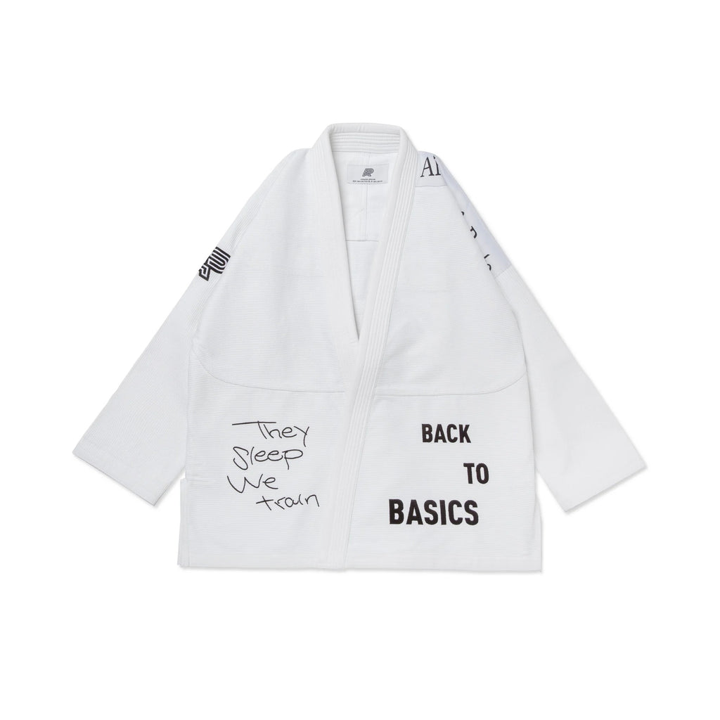 Albino & Preto TSWT White Jiu Jitsu Gi