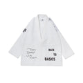 Albino & Preto TSWT White Jiu Jitsu Gi