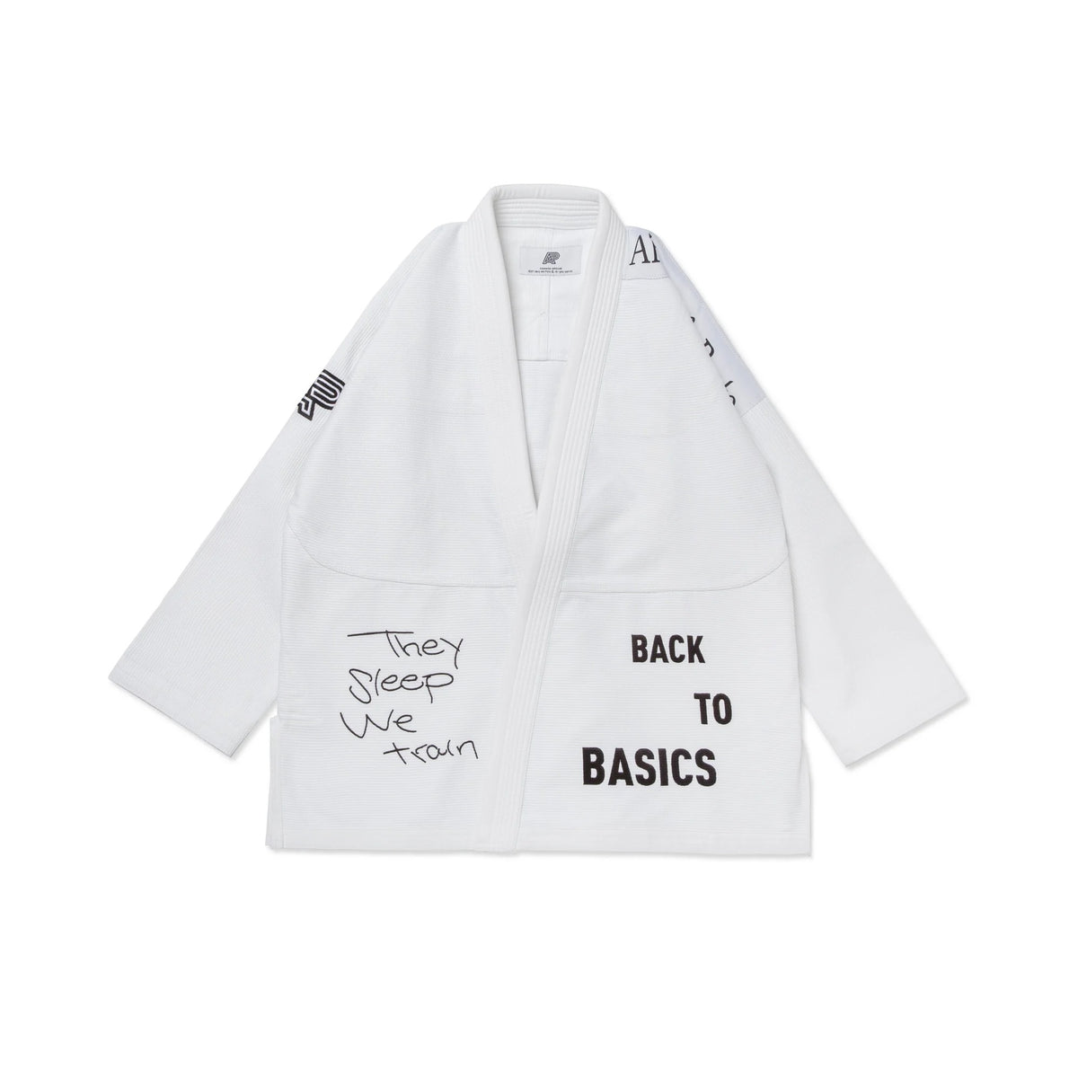 Albino & Preto TSWT White Jiu Jitsu Gi