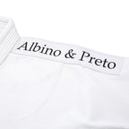 Albino & Preto TSWT White Jiu Jitsu Gi