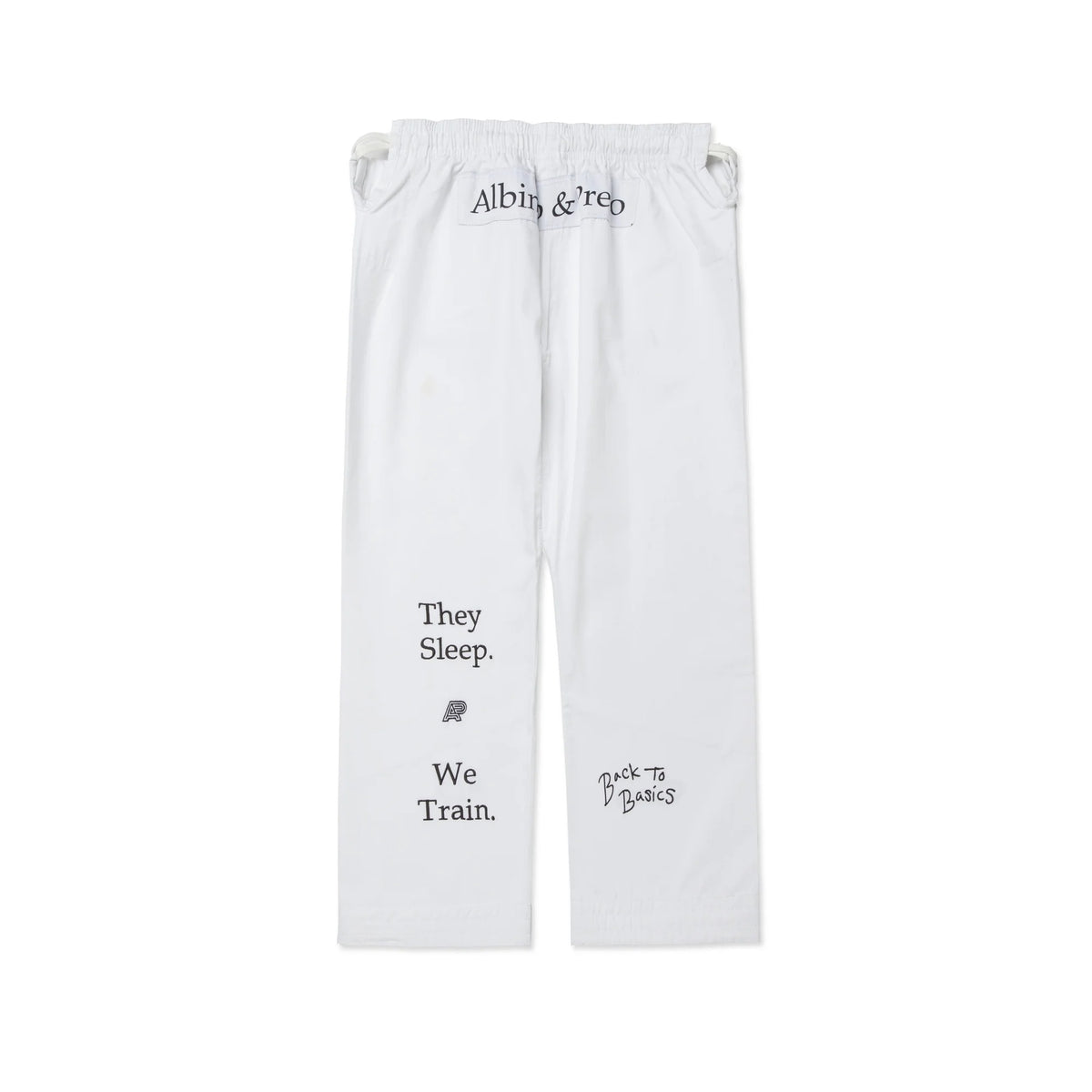 Albino & Preto TSWT White Jiu Jitsu Gi