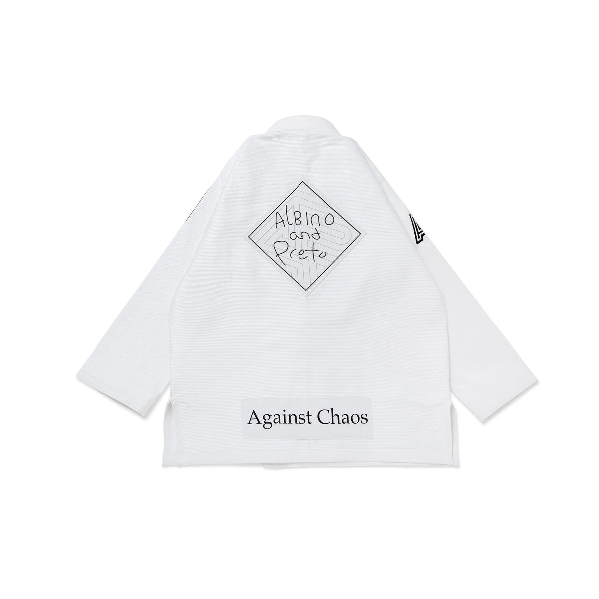 Albino & Preto TSWT White Jiu Jitsu Gi