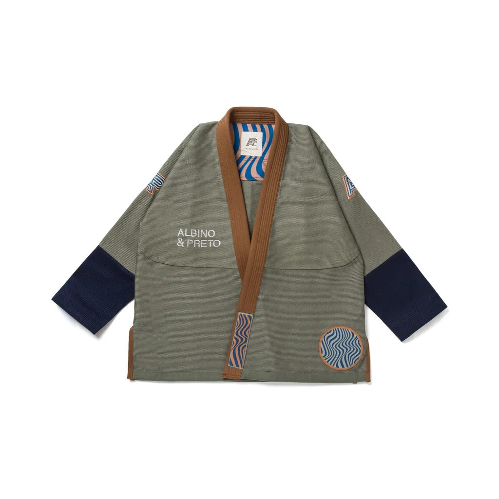 Albino & Preto Tranquility BJJ Kimono