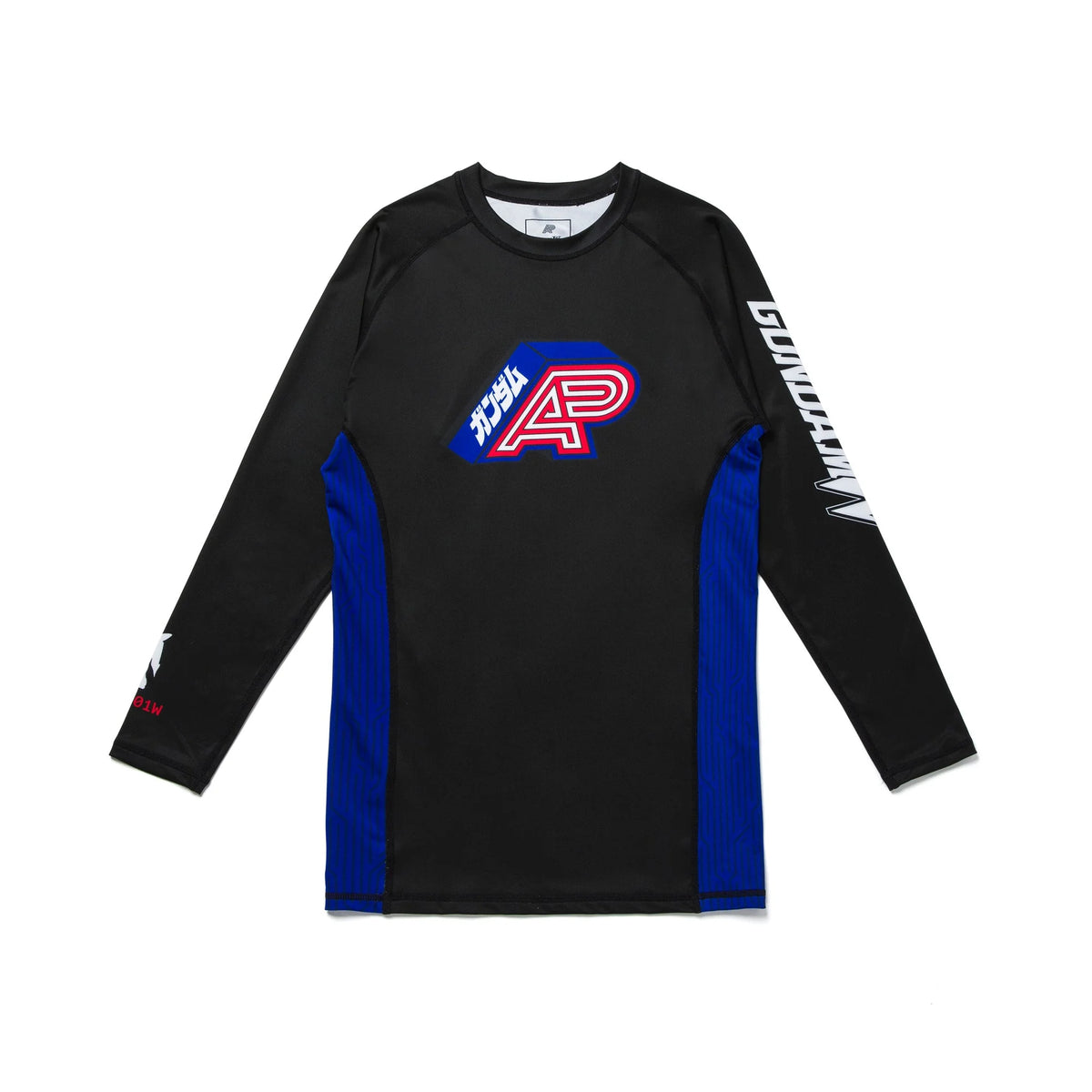 Albino & Preto Wing Gundam BJJ Rash Guard