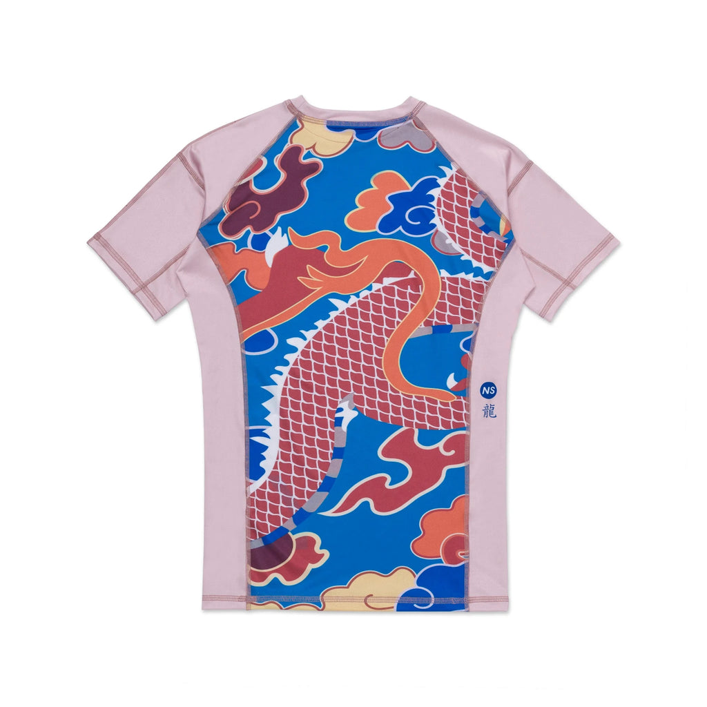 Albino & Preto Year of the Dragon BJJ Rash Guard