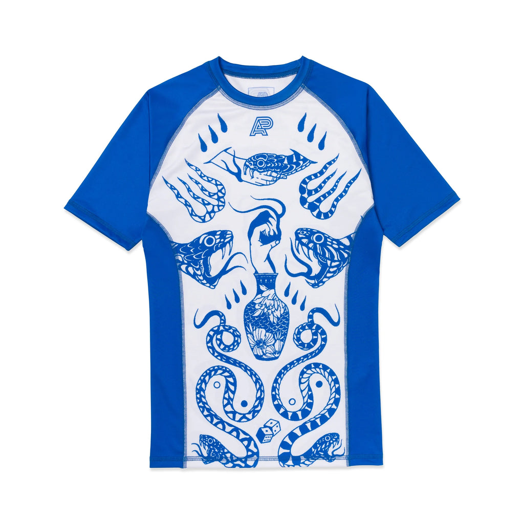 Albino & Preto Year of the Snake BJJ Rash Guard