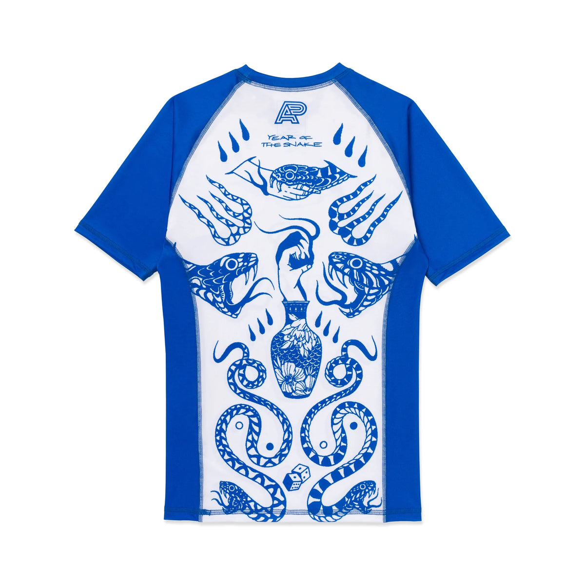 Albino & Preto Year of the Snake BJJ Rash Guard