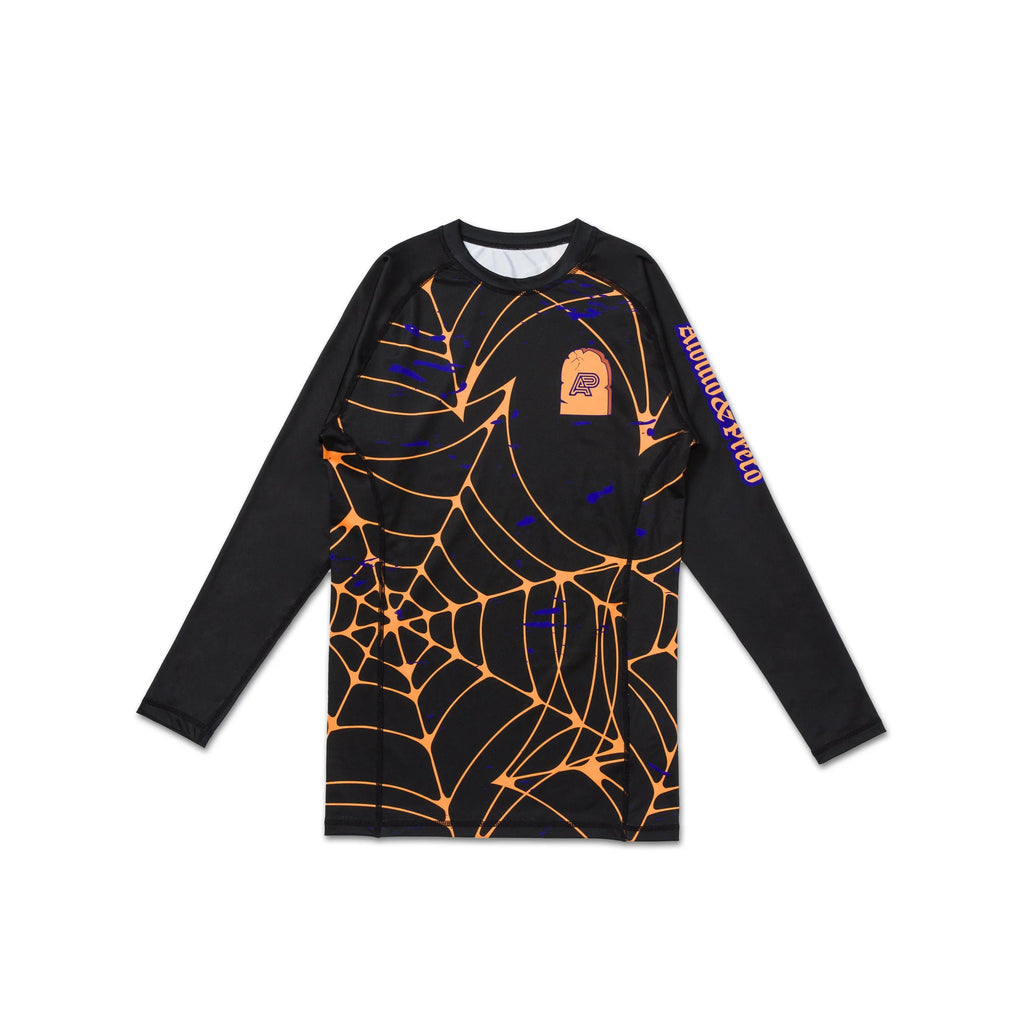 Albino & Preto Zombie Call BJJ Rash Guard