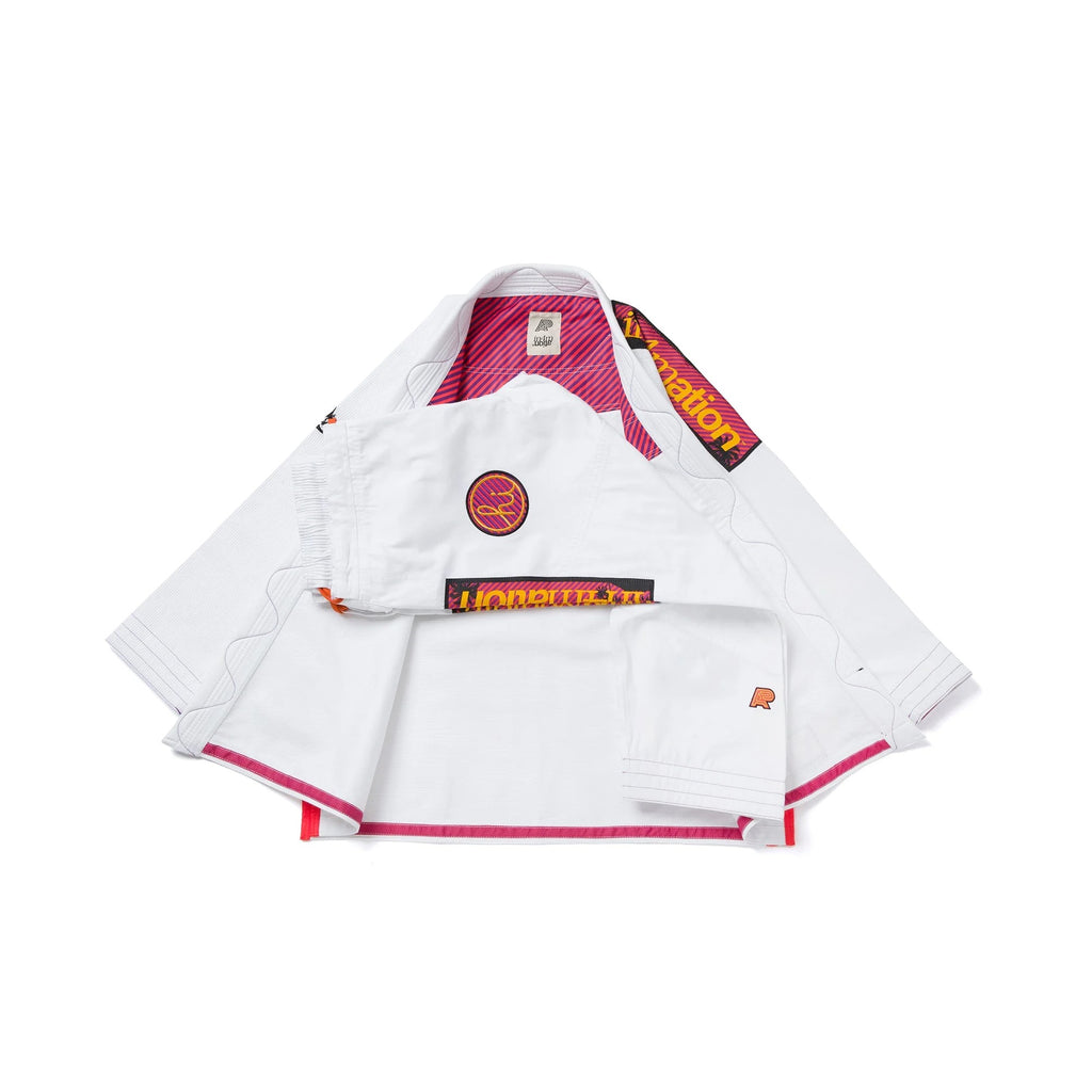 Albino & Preto x In4mation 2 White BJJ Gi