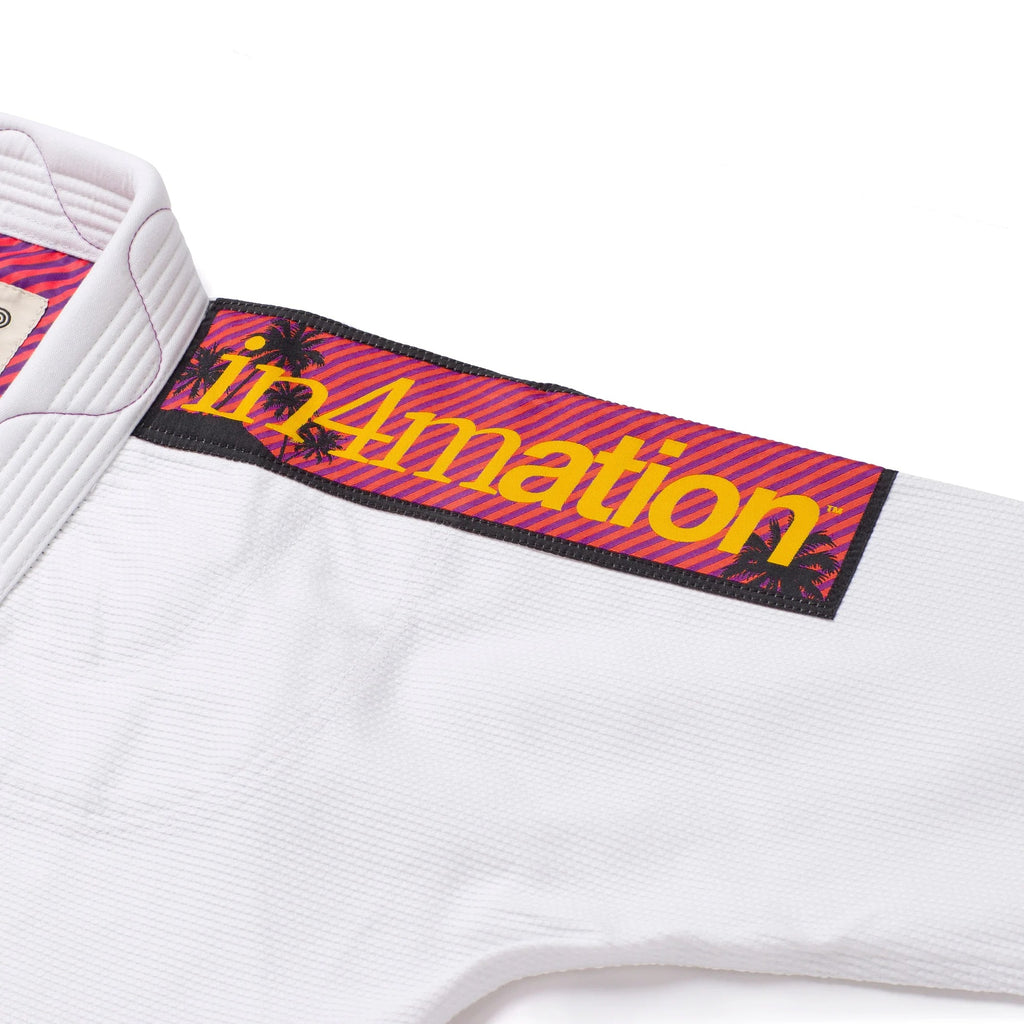 Albino & Preto x In4mation 2 White BJJ Gi