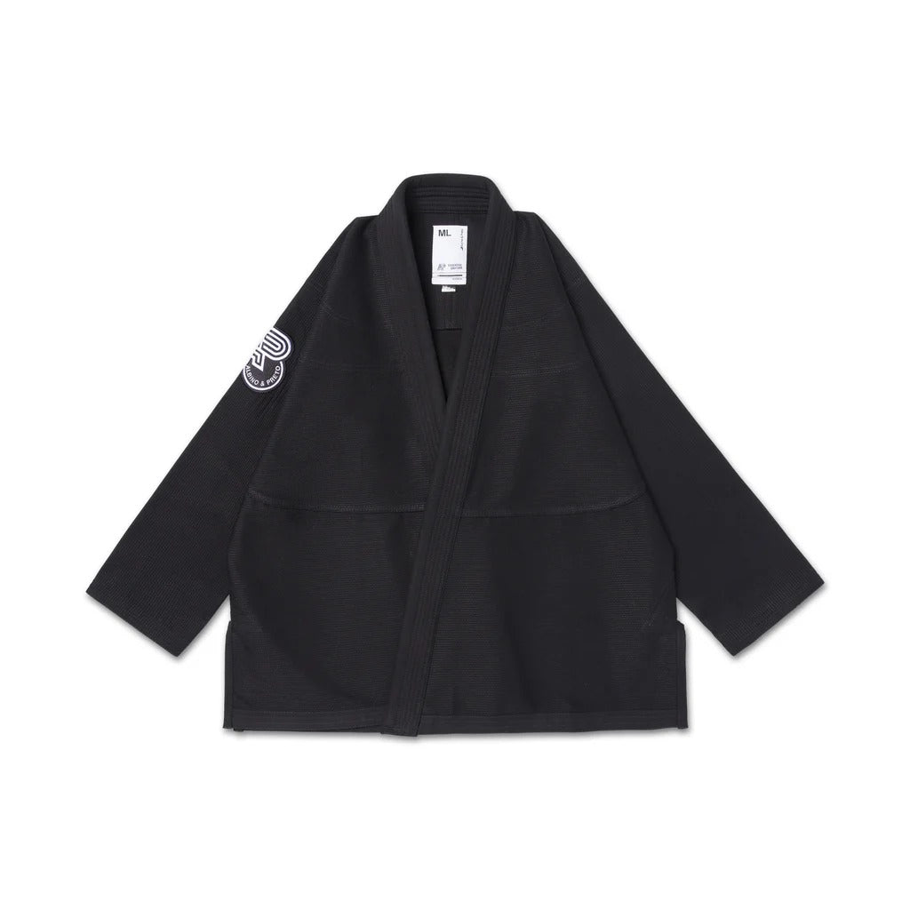 Albino and Preto BW Essential Black BJJ Gi