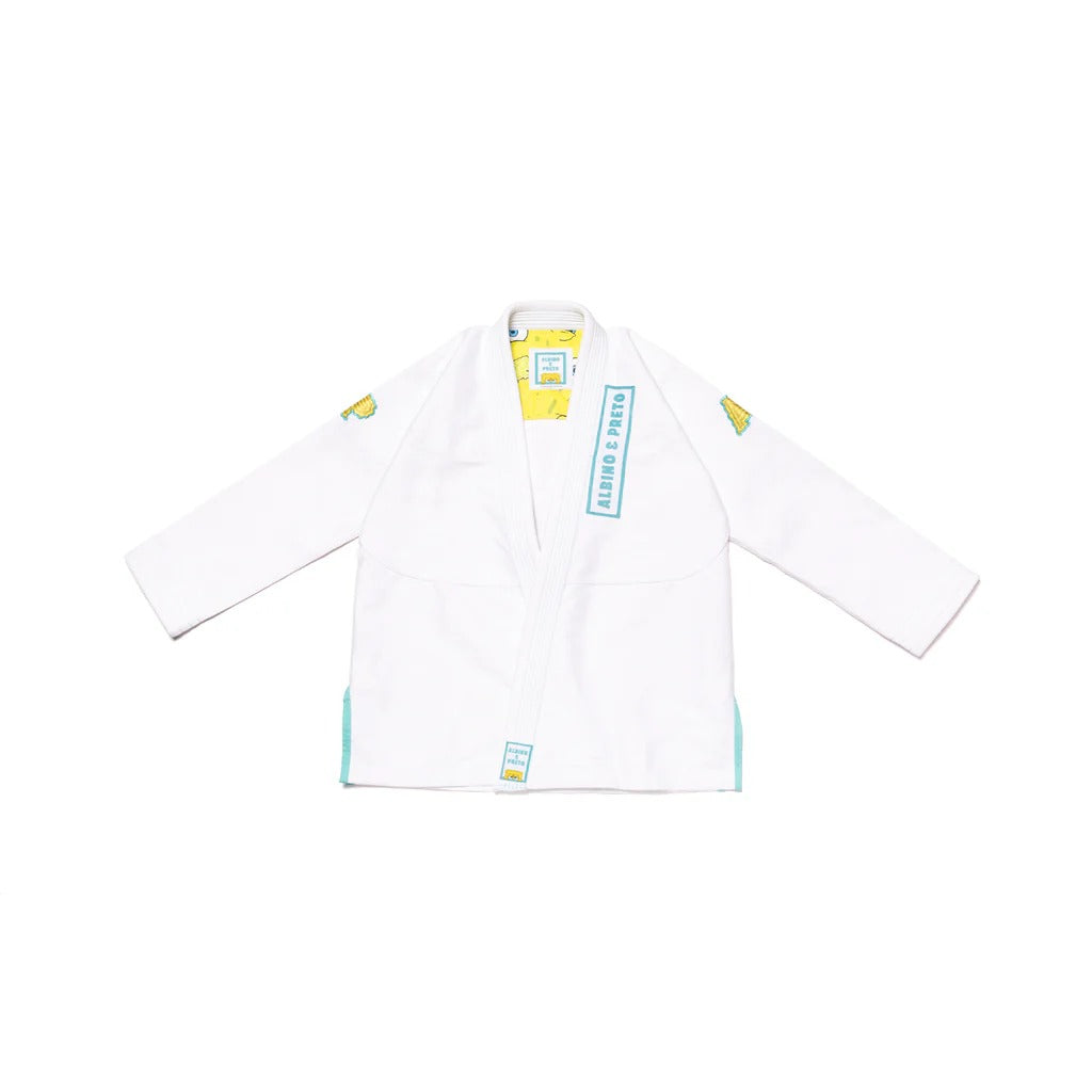 Albino & Preto Batch #73 SpongeBob White BJJ Gi