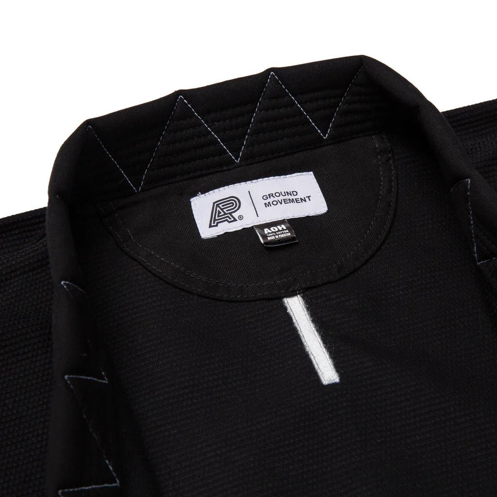Albino and Preto Ground Control Black BJJ Gi