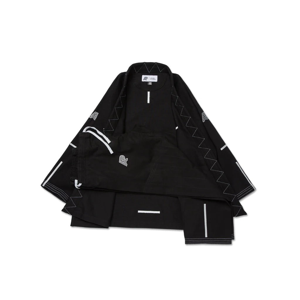 Albino and Preto Ground Control Black BJJ Gi