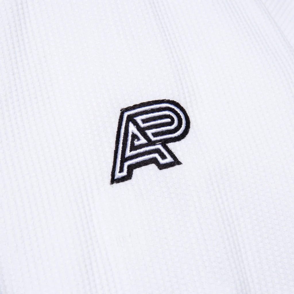 Albino and Preto Ground Control White BJJ Gi