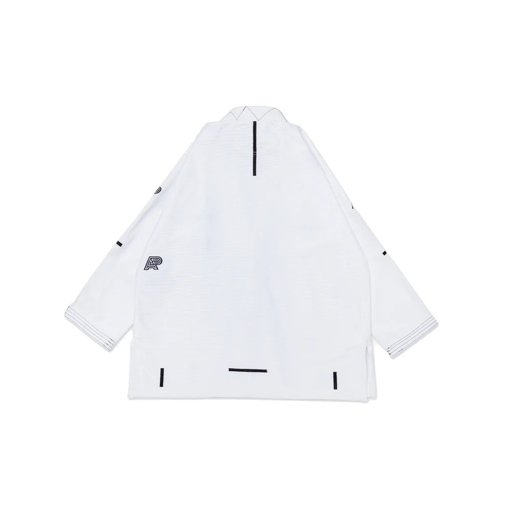 Albino and Preto Ground Control White BJJ Gi