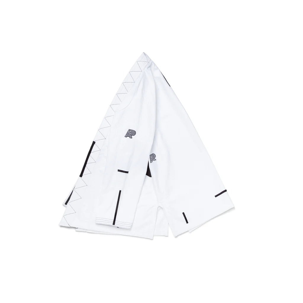 Albino and Preto Ground Control White BJJ Gi