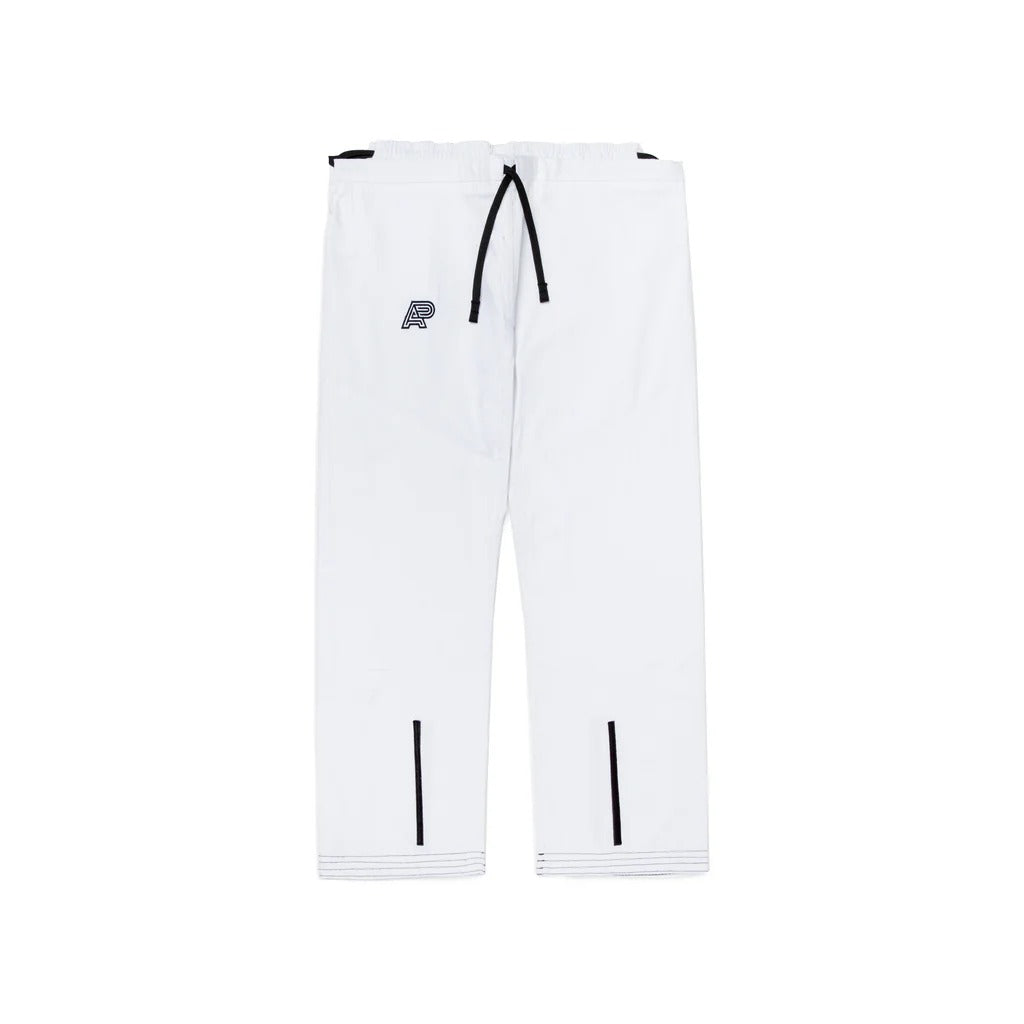 Albino and Preto Ground Control White BJJ Gi