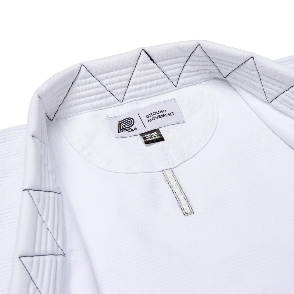 Albino and Preto Ground Control White BJJ Gi