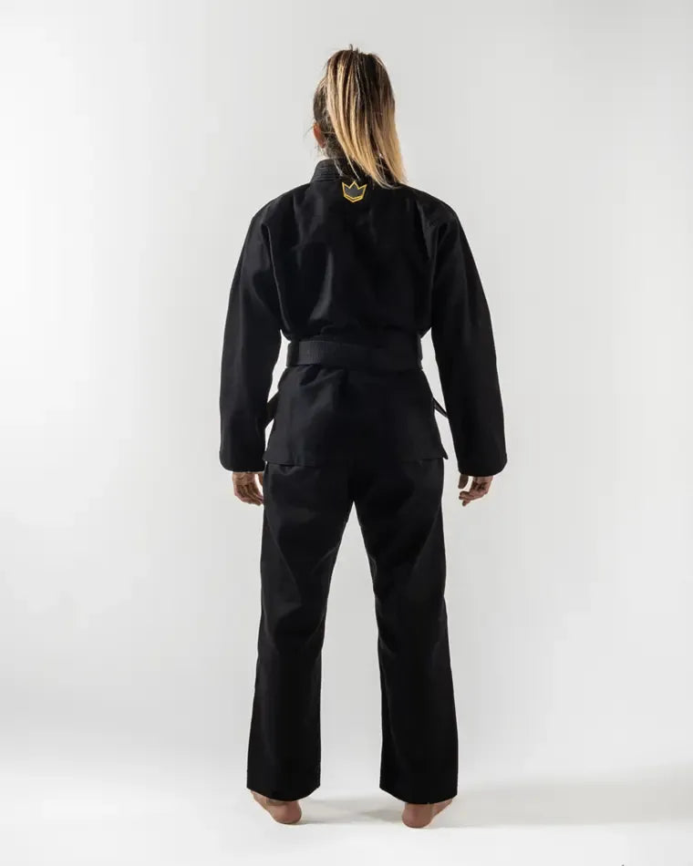 KIMONO / GI KINGZ COMP 450 V6 PARA MUJER (VERSIÓN 2023) - NEGRO - BLANCO
