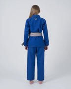 KINGZ NANO 3.0 JIU JITSU INFANTIL - KIMONO / GI NEGRO - AZUL - BLANCO