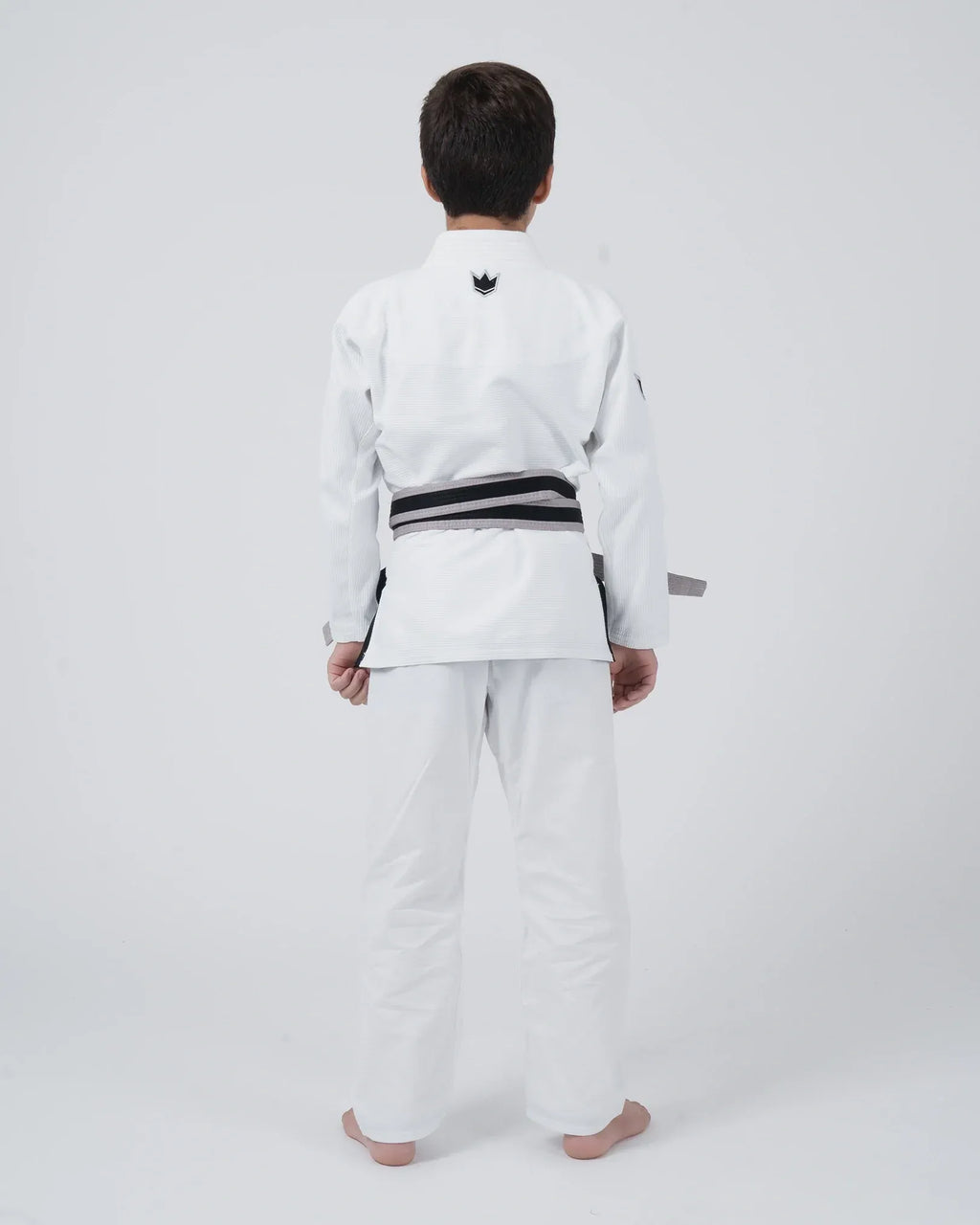 KINGZ NANO 3.0 JIU JITSU INFANTIL - KIMONO / GI NEGRO - AZUL - BLANCO