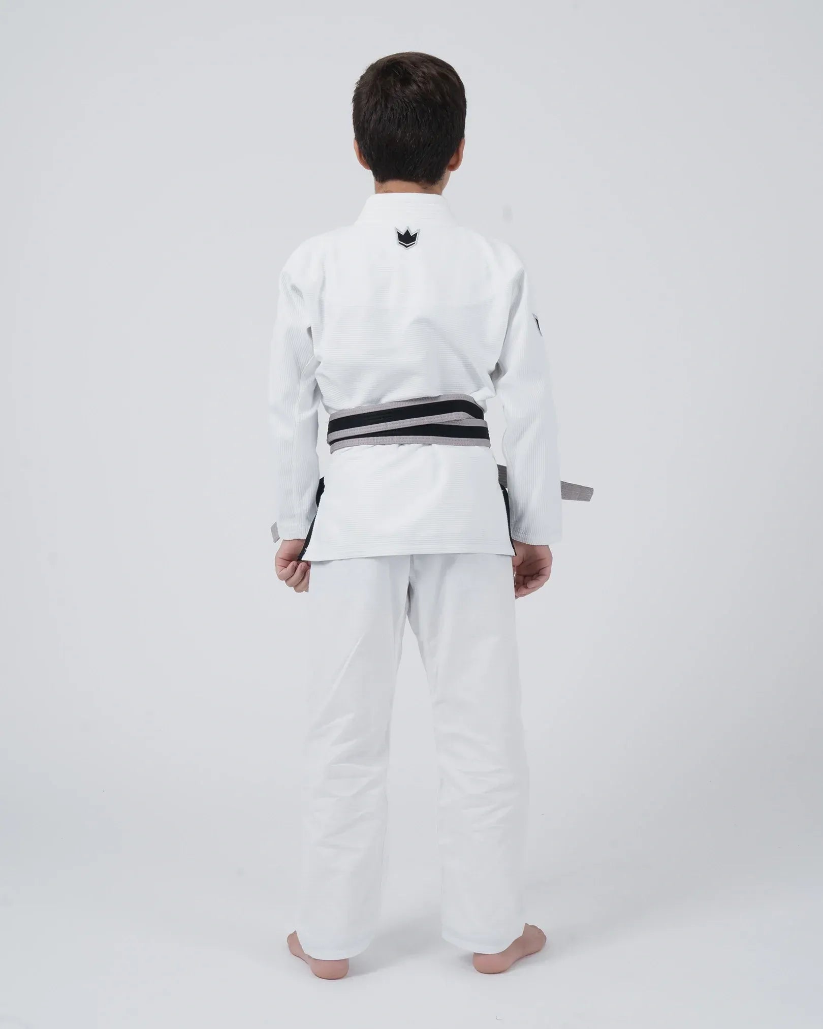 KINGZ NANO 3.0 JIU JITSU INFANTIL - KIMONO / GI NEGRO - AZUL - BLANCO