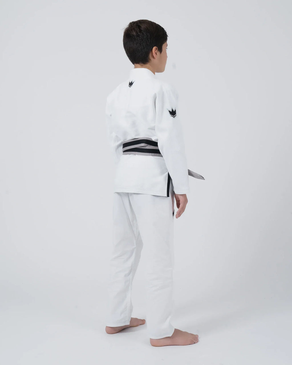 KINGZ NANO 3.0 JIU JITSU INFANTIL - KIMONO / GI NEGRO - AZUL - BLANCO