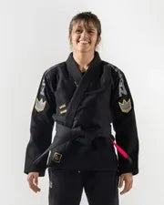 KIMONO / GI KINGZ COMP 450 V6 PARA MUJER (VERSIÓN 2023) - NEGRO - BLANCO