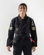 KIMONO / GI KINGZ COMP 450 V6 PARA MUJER (VERSIÓN 2023) - NEGRO - BLANCO