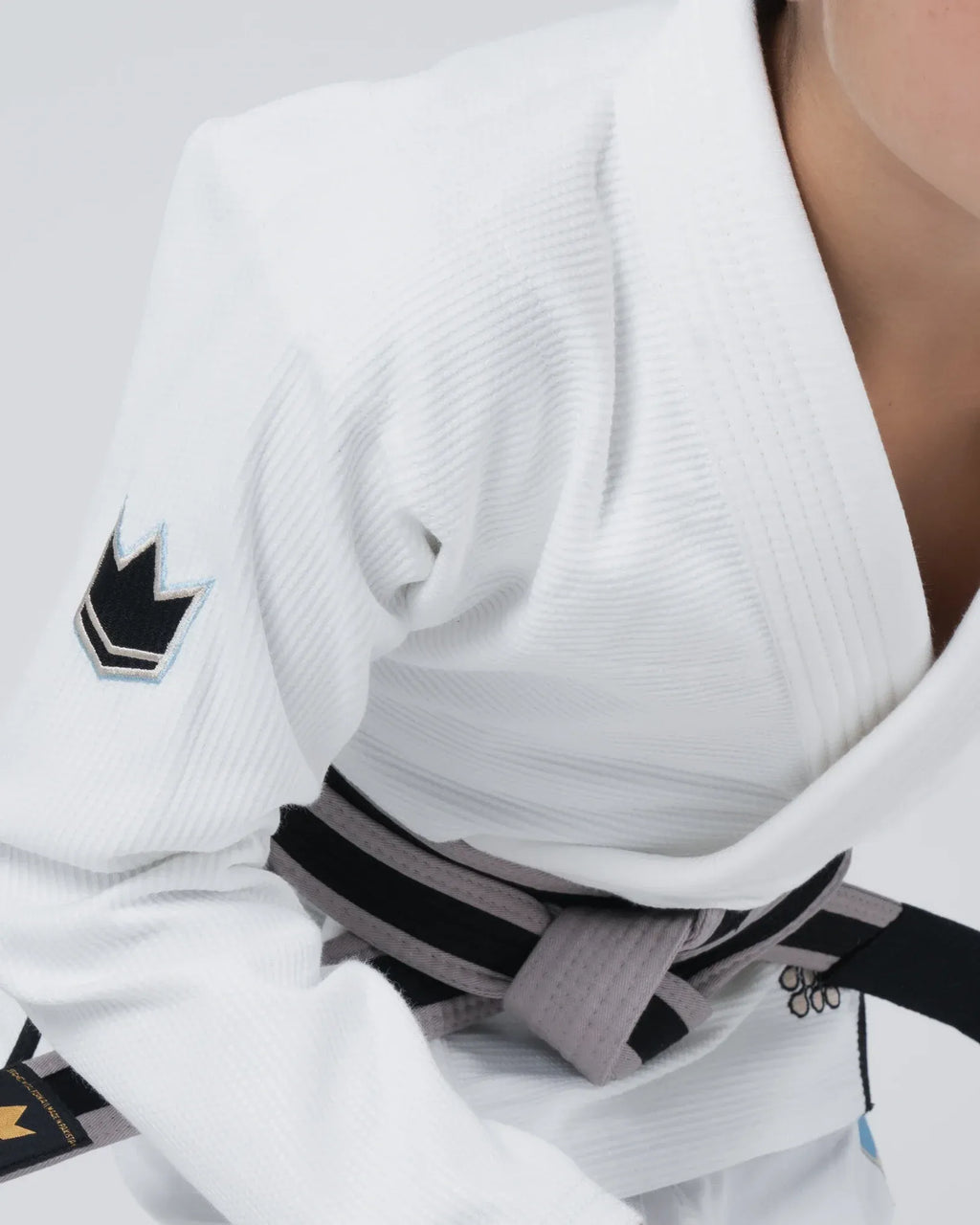 KINGZ NANO 3.0 JIU JITSU INFANTIL - KIMONO / GI NEGRO - AZUL - BLANCO