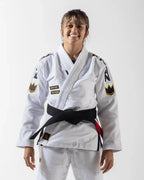 KIMONO / GI KINGZ COMP 450 V6 PARA MUJER (VERSIÓN 2023) - NEGRO - BLANCO