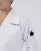 KINGZ NANO 3.0 JIU JITSU INFANTIL - KIMONO / GI NEGRO - AZUL - BLANCO