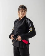KIMONO / GI KINGZ COMP 450 V6 PARA MUJER (VERSIÓN 2023) - NEGRO - BLANCO