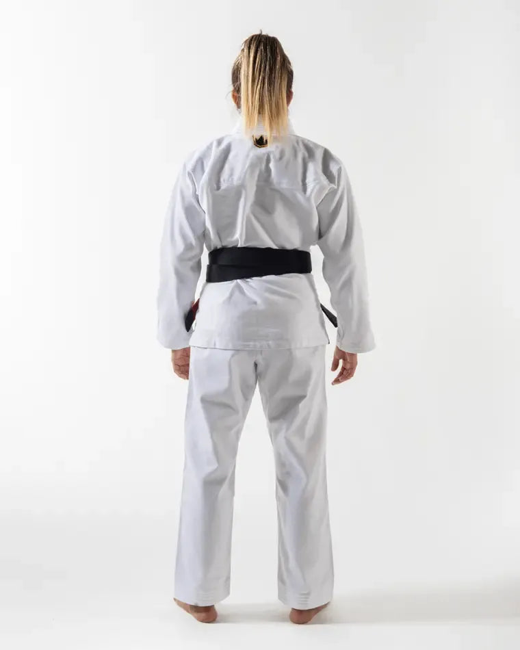 KIMONO / GI KINGZ COMP 450 V6 PARA MUJER (VERSIÓN 2023) - NEGRO - BLANCO