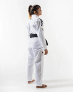 KIMONO / GI KINGZ COMP 450 V6 PARA MUJER (VERSIÓN 2023) - NEGRO - BLANCO
