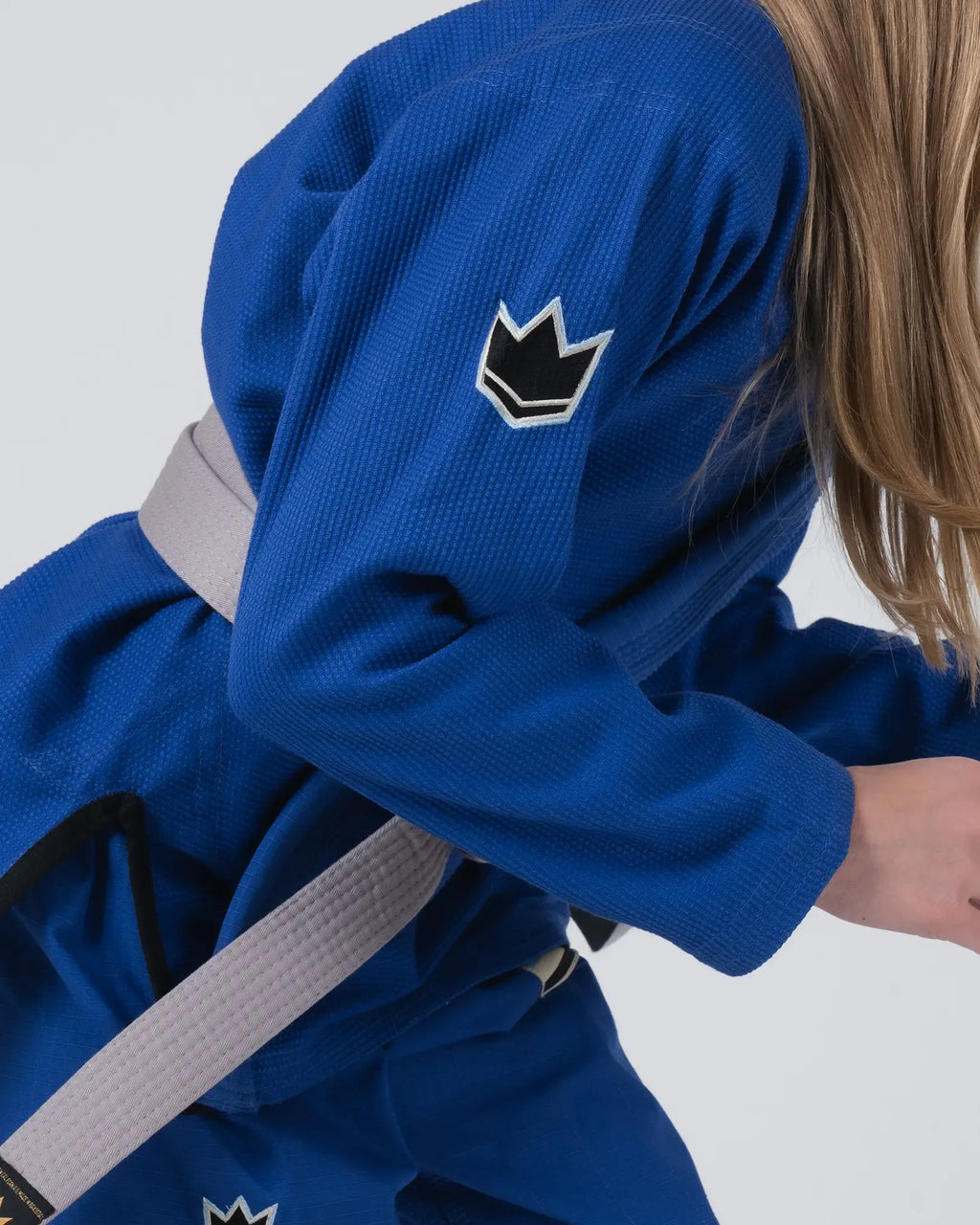KINGZ NANO 3.0 JIU JITSU INFANTIL - KIMONO / GI NEGRO - AZUL - BLANCO