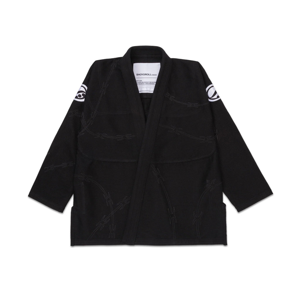 SHOYOROLL KIMONO/GI ALAMBRE DE PÚAS NEGRO