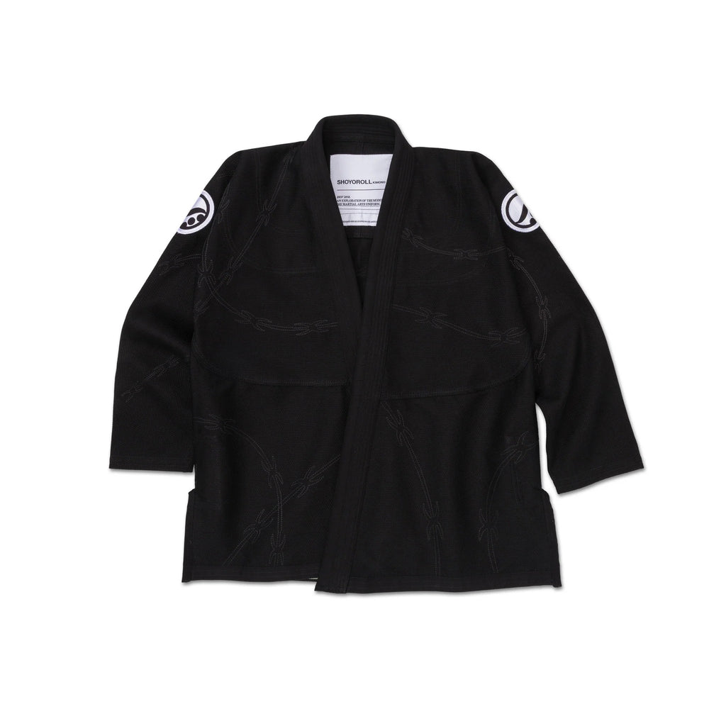 SHOYOROLL KIMONO/GI ALAMBRE DE PÚAS NEGRO