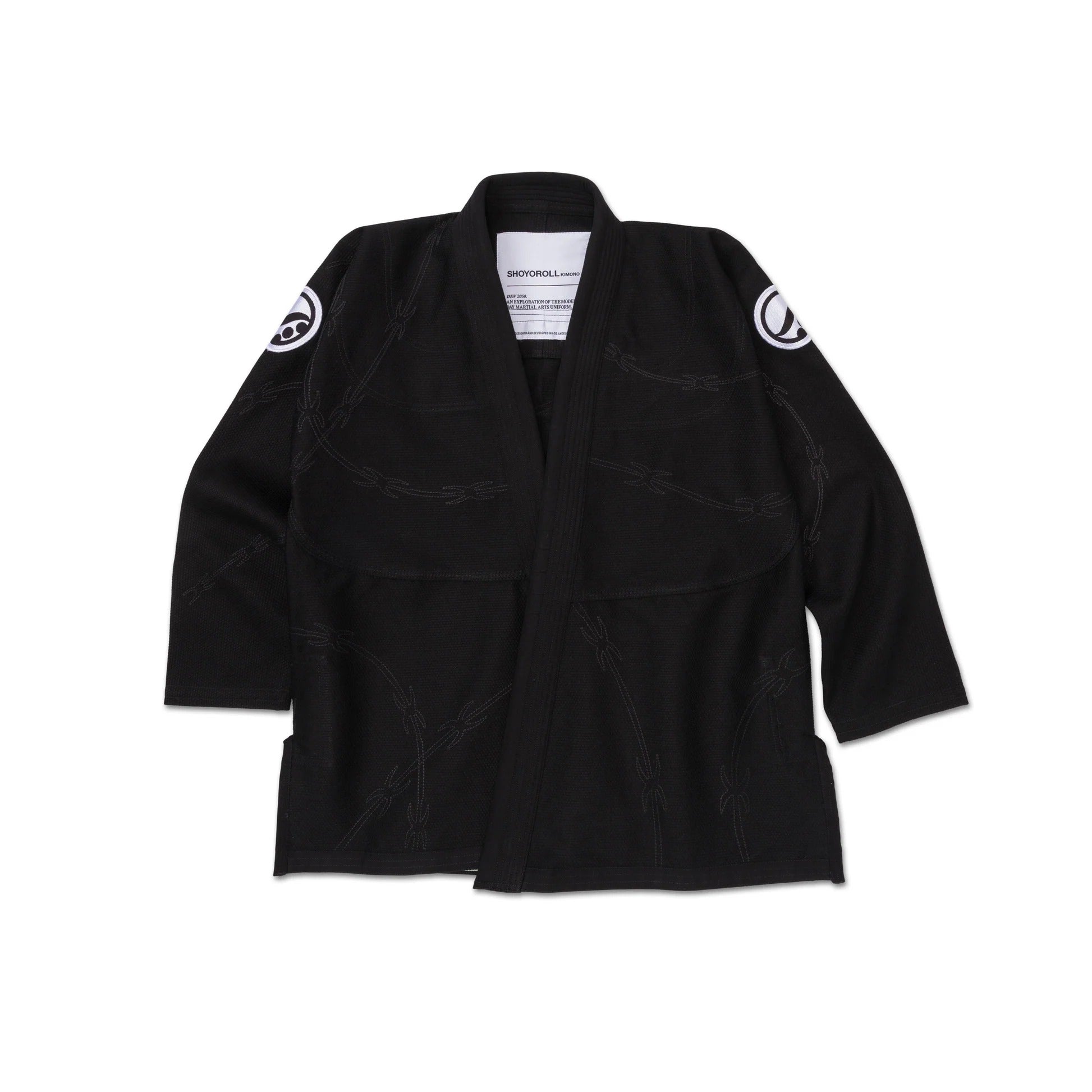 SHOYOROLL KIMONO/GI ALAMBRE DE PÚAS NEGRO