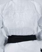 KINGZ BORN TO RULE FRAUEN JIU JITSU - SCHWARZ - GRÜN - WEISS KIMONO / GI